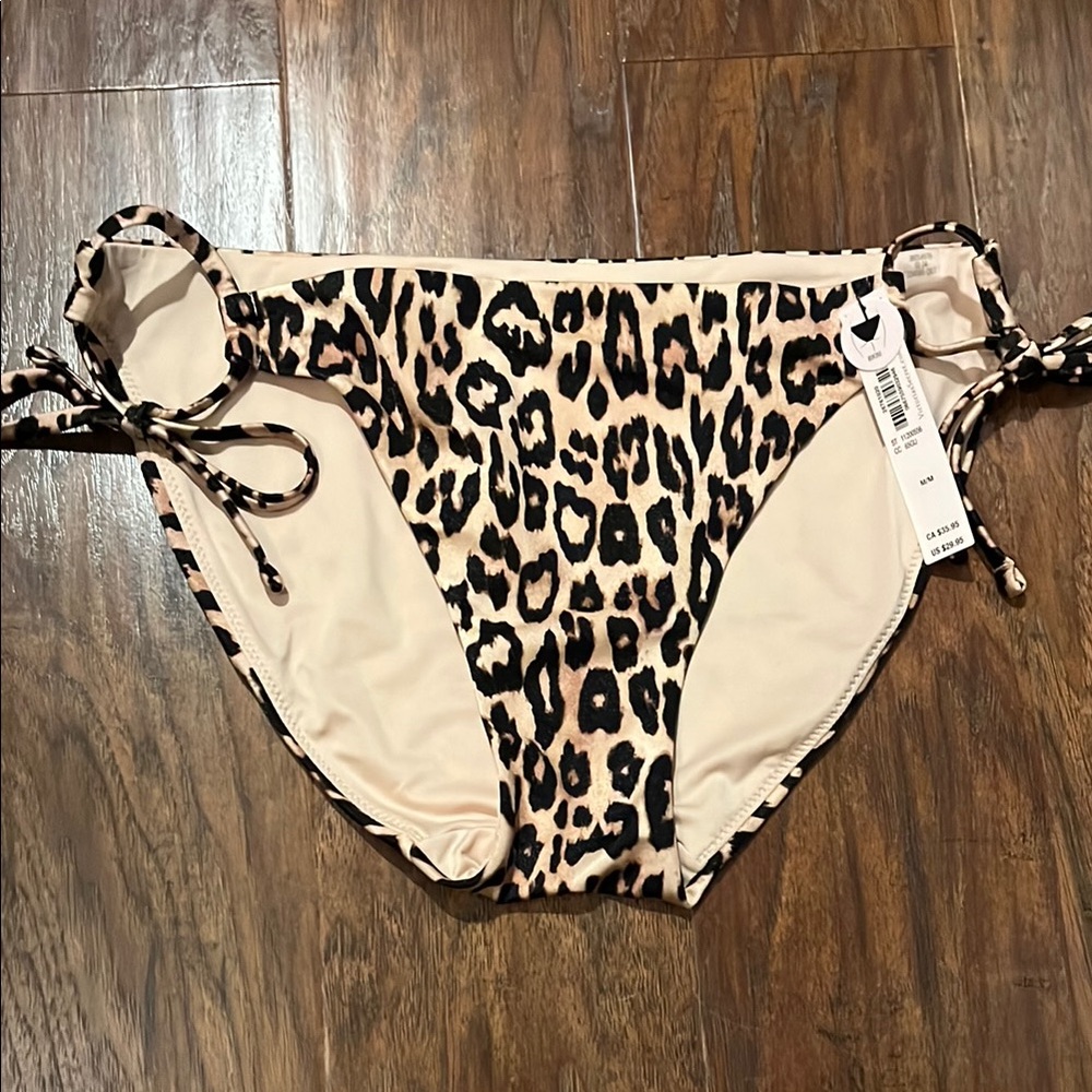 VS Leopard print bikini bottom size M